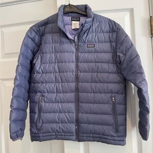 Patagonia kids down jacket. Purple/Lavender. Size L (12).